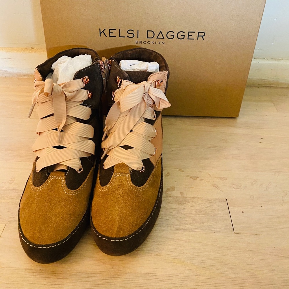 Anthropologie hiker boots, brand new!! Never worn
